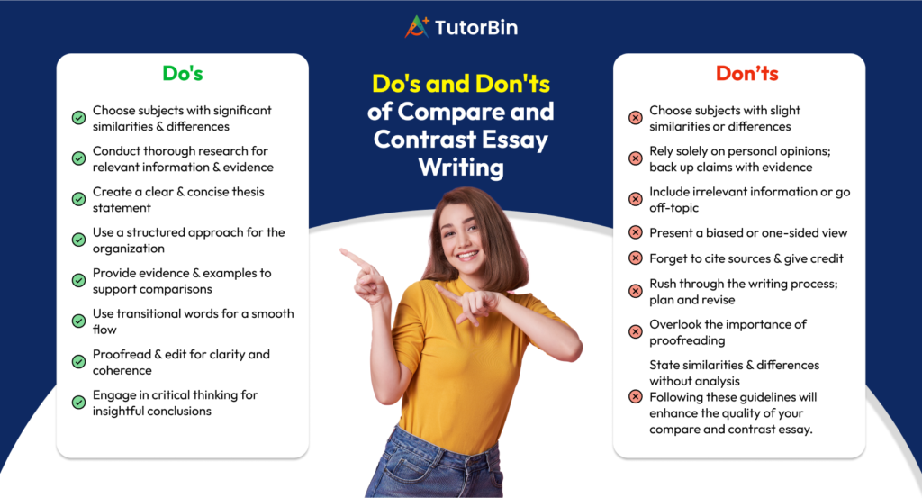 Do's and Don'ts of Compare and Contrast Essay Writing: